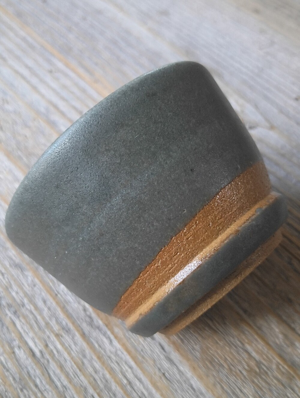Small Handmade Ceramic Wine Or Whiskey Cup